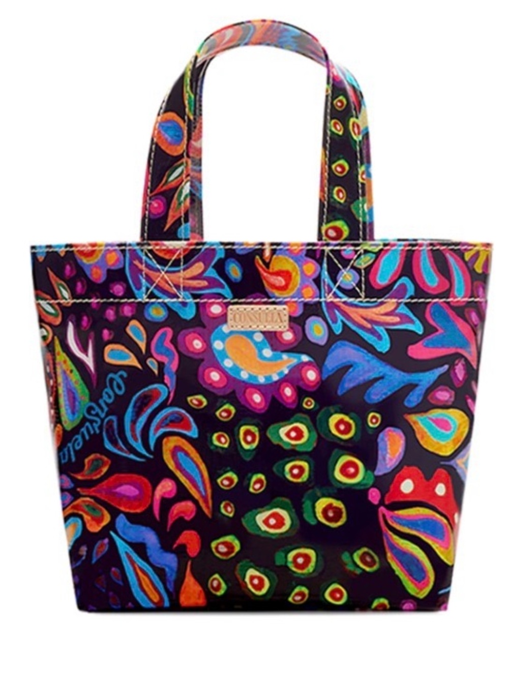Sophie Consuela Bright Paisley Tote